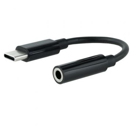 Conversor USB Tipo-C Nanocable 10.24.1205- USB Tipo-C Macho - Jack 3.5 Hembra