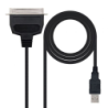 Cable Conversor impresora Nanocable 10.03.0001- USB Macho - CN36 Macho- 1.5m- Negro