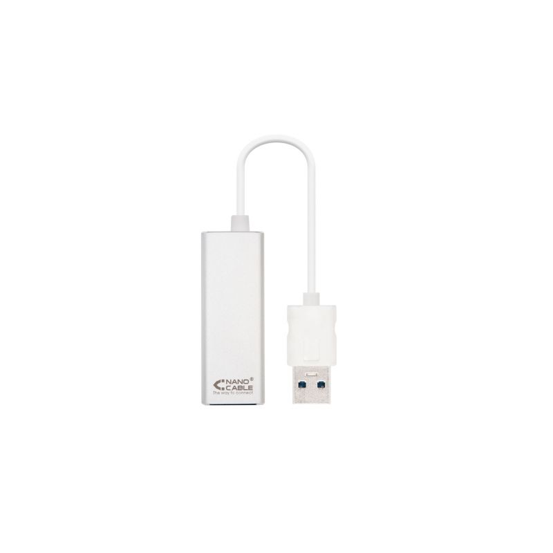 Adaptador USB 3.0 - RJ45 Nanocable 10.03.0401- 1000Mbps