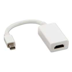 Conversor Nanocable 10.16.0602-W- Mini DisplayPort Macho - HDMI Hembra- 15cm- Blanco
