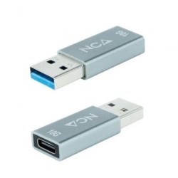 Adaptador USB 3.1 Nanocable 10.02.0013- USB Macho - USB Tipo-C Hembra