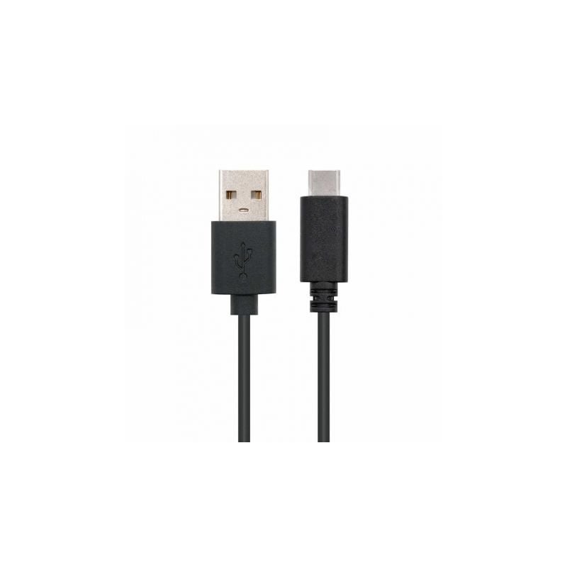 Cable USB 2.0 Nanocable 10.01.2102- USB Tipo-C Macho - USB Macho- 2m- Negro