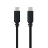 Cable USB 2.0 Tipo-C Nanocable 10.01.2301-L150- USB Tipo-C Macho - USB Tipo-C Macho- 480Mbps- 1.5m- Negro