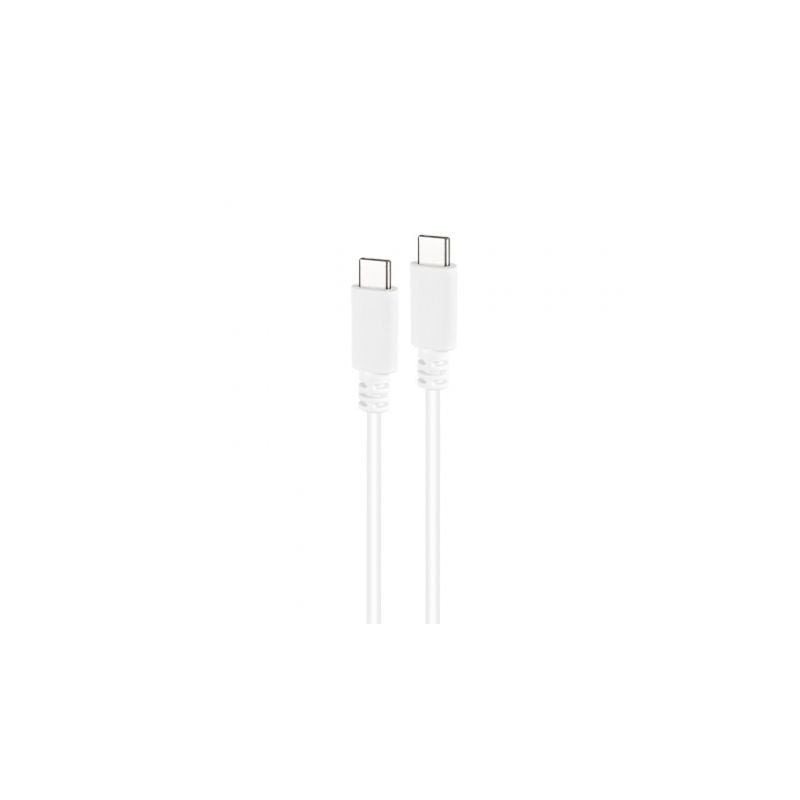 Cable USB 2.0 Tipo-C Nanocable 10.01.2301-L150-W- USB Tipo-C Macho - USB Tipo-C Macho- 480Mbps- 1.5m- Blanco