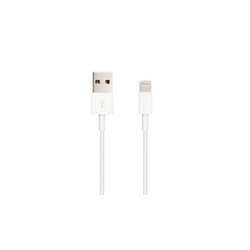 Cable USB 2.0 Lightning Nanocable 10.10.0402- USB Macho - Lightning Macho- 2m- Blanco