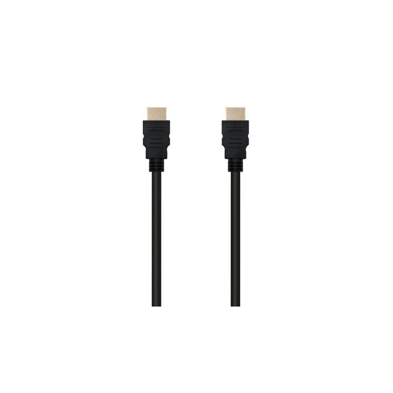 Cable HDMI 1.3b Nanocable 10.15.0301- HDMI Macho - HDMI Macho- 1m- Negro