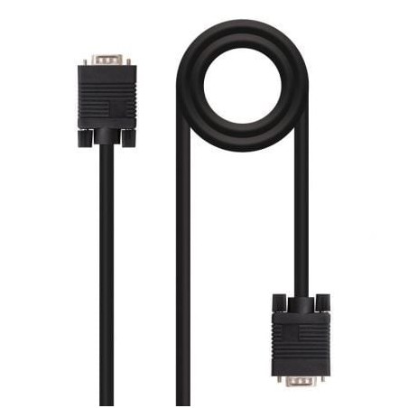 Cable SVGA Nanocable 10.15.1305- VGA Macho - VGA Macho- 5m- Negro