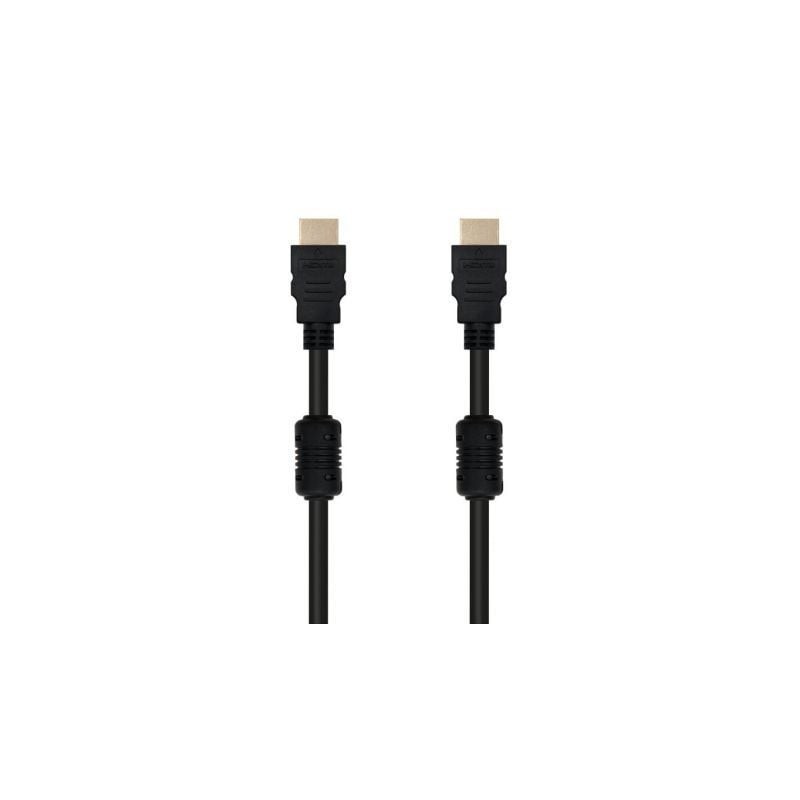 Cable HDMI 1.4 Nanocable 10.15.1802- HDMI Macho - HDMI Macho- 1.8m- Negro