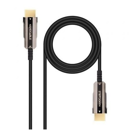 Cable HDMI 2.0 AOC 4K Nanocable 10.15.2020- HDMI Macho - HDMI Macho- 20m- Negro