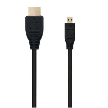 Cable Micro HDMI Nanocable 10.15.3502- HDMI Macho - Micro HDMI Macho- 1.8m- Negro