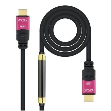 Cable HDMI Nanocable 10.15.3730- HDMI Macho - HDMI Macho- 30m- Negro