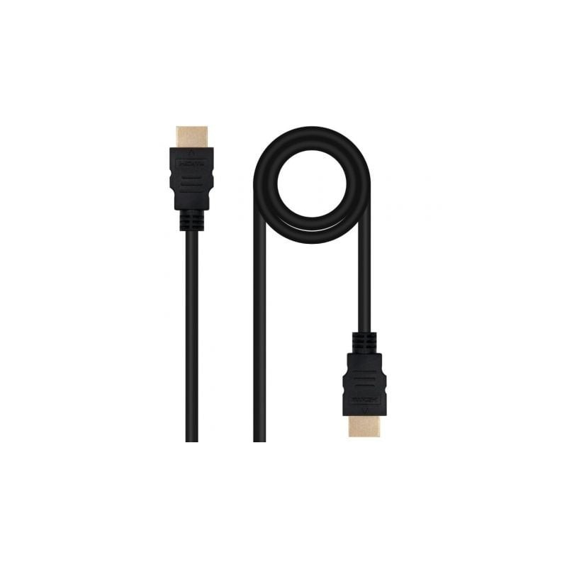Cable HDMI 2.0 4K Nanocable 10.15.3803- HDMI Macho - HDMI Macho- 3m- Negro