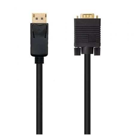 Cable Conversor Nanocable 10.15.4401- DisplayPort Macho - VGA Macho- 1m- Negro