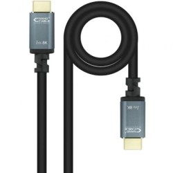 Cable HDMI 2.1 IRIS 8K Nanocable 10.15.8010- HDMI Macho - HDMI Macho- 10m- Negro