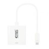 Conversor Nanocable 10.16.4103- USB Tipo-C Macho - DVI-D (24+1) Hembra- 15cm- Blanco
