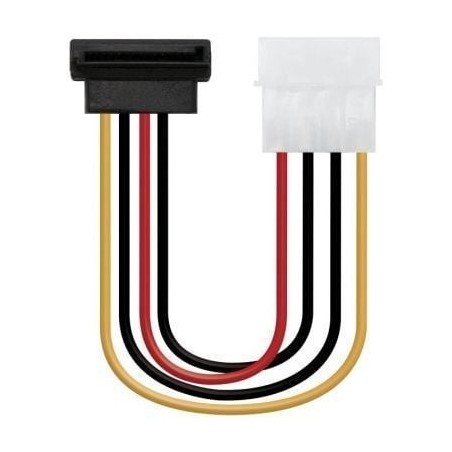 Cable de Alimentación SATA Nanocable 10.19.0201-OEM- Molex Macho - SATA Hembra- 16cm