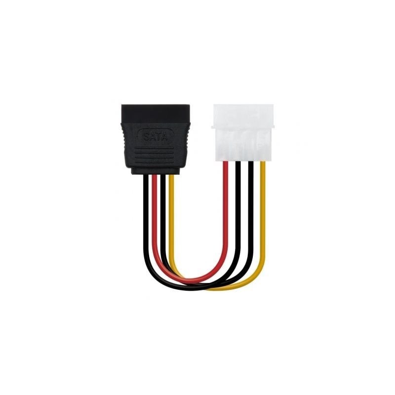 Cable de Alimentación SATA Nanocable 10.19.0205-OEM- Molex Macho - SATA Hembra- 16cm