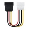 Cable de Alimentación SATA Nanocable 10.19.0205-OEM- Molex Macho - SATA Hembra- 16cm