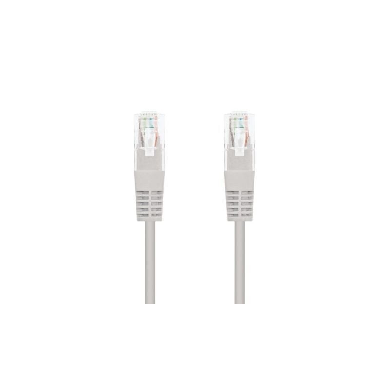 Cable de Red RJ45 UTP Nanocable 10.20.0101-L150 Cat.5e- 1.5m- Gris