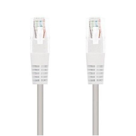 Cable de Red RJ45 UTP Nanocable 10.20.0101-W Cat.5e- 1m- Blanco