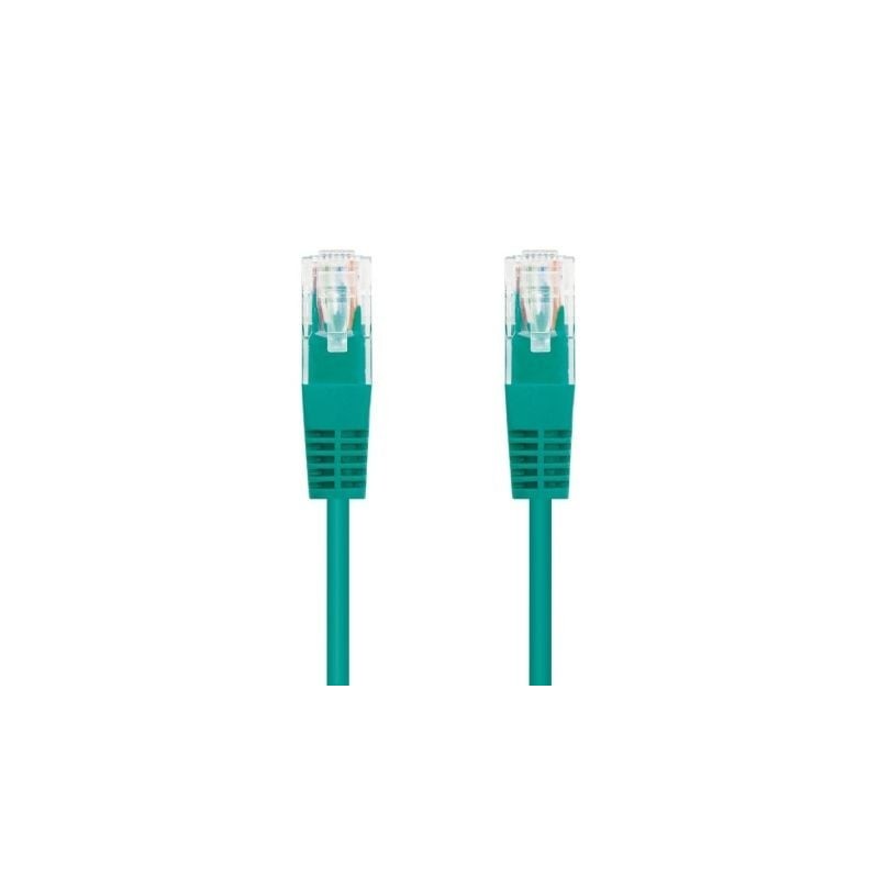 Cable de Red RJ45 UTP Nanocable 10.20.0400-GR- Cat.6- 50cm- Verde