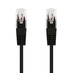Cable de Red RJ45 UTP Nanocable 10.20.0400-L25-BK Cat.6- 25cm- Negro