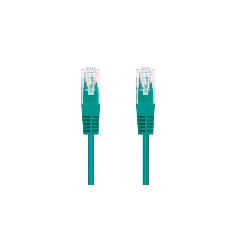Cable de Red RJ45 UTP Nanocable 10.20.0400-L25-GR Cat.6- 25cm- Verde