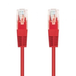 Cable de Red RJ45 UTP Nanocable 10.20.0400-L25-R Cat.6- 25cm- Rojo