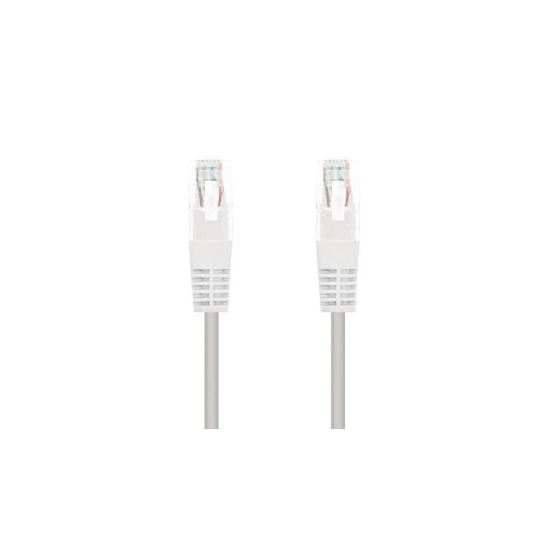 Cable de Red RJ45 UTP Nanocable 10.20.0400-L25-W Cat.6- 25cm- Blanco