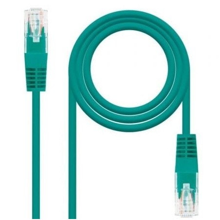 Cable de Red RJ45 UTP Nanocable 10.20.0400-L30 Cat.6- 30cm- Verde