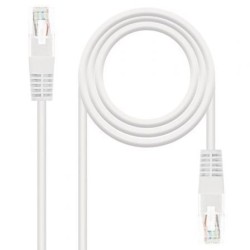 Cable de Red RJ45 UTP Nanocable 10.20.0400-L30 Cat.6- 30cm- Blanco