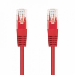 Cable de Red RJ45 UTP Nanocable 10.20.0400-R Cat.6- 50cm- Rojo