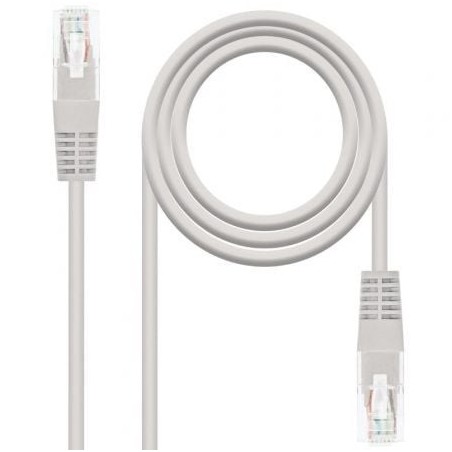 Cable de Red RJ45 UTP Nanocable 10.20.0401-L150 Cat.6A- 1.5m- Gris