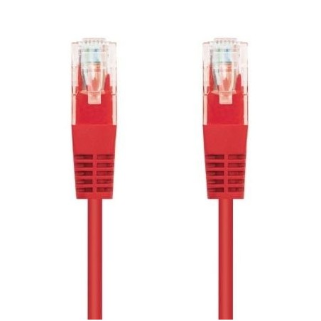 Cable de Red RJ45 UTP Nanocable 10.20.0401-R Cat.6- 1m- Rojo