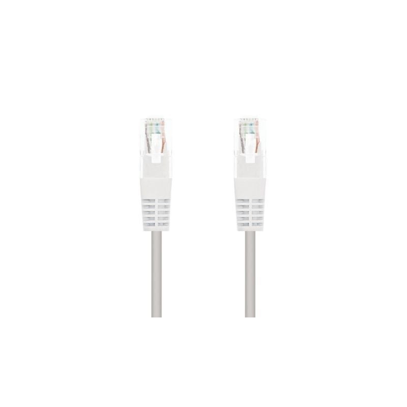 Cable de Red RJ45 UTP Nanocable 10.20.0401-W Cat.6- 1m- Blanco