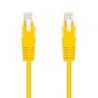 Cable de Red RJ45 AWG24 UTP Nanocable 10.20.0401-Y Cat.6- 1m- Amarillo