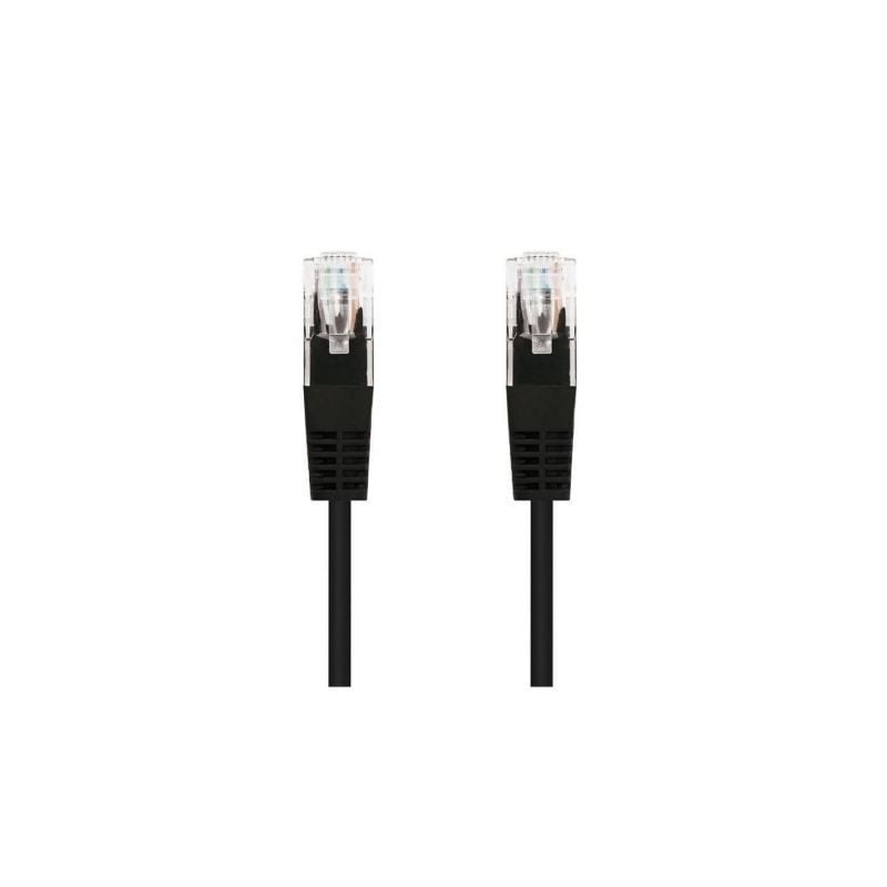 Cable de Red RJ45 UTP Nanocable 10.20.0402-BK Cat.6- 2m- Negro