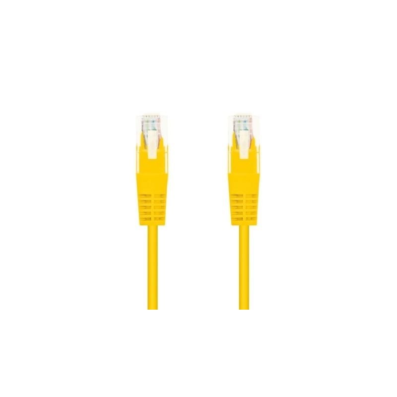 Cable de Red RJ45 UTP Nanocable 10.20.0403-Y Cat.6- 3m- Amarillo