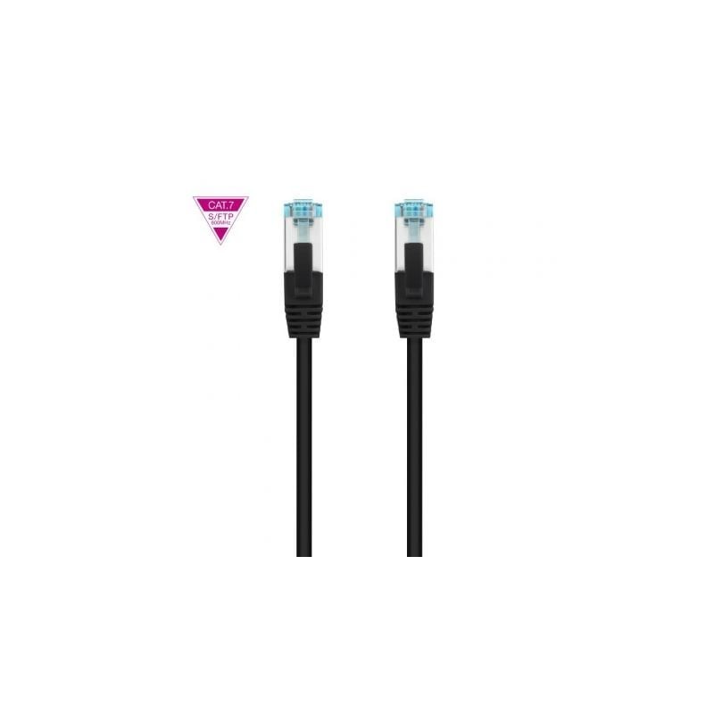 Cable de Red RJ45 SFTP Nanocable 10.20.1701-BK Cat.7- 1m- Negro