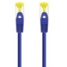 Cable de Red RJ45 SFTP Nanocable 10.20.1900-L25-BL Cat.6A- LSZH- 25cm- Azul