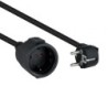 Cable Alargador de Corriente Nanocable 10.22.0603-BK- Schuko Hembra - Schuko Macho- 3m- Negro