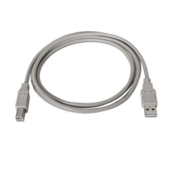 Cable USB 2.0 Impresora Nanocable 10.01.0103- USB Tipo-B Macho - USB Macho- 1.8m- Beige