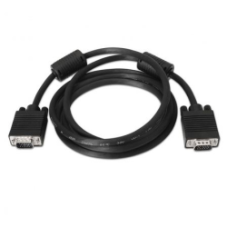 Cable SVGA Nanocable 10.15.0101- VGA Macho - VGA Macho- 1m- Negro