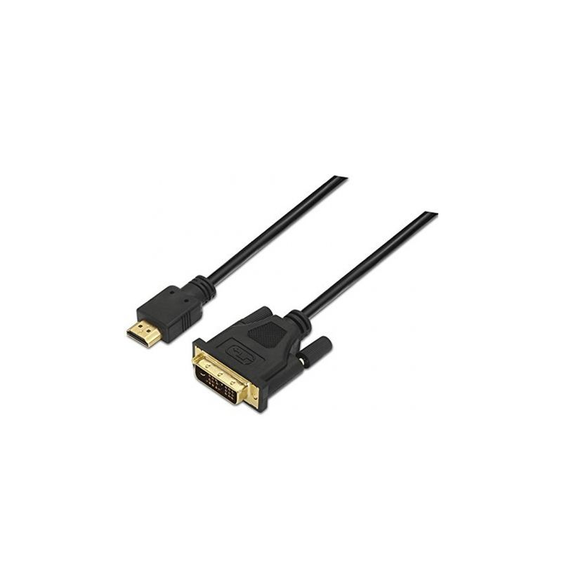 Cable HDMI Nanocable 10.15.0503- DVI Macho - HDMI Macho- 3m- Negro