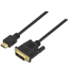 Cable HDMI Nanocable 10.15.0503- DVI Macho - HDMI Macho- 3m- Negro
