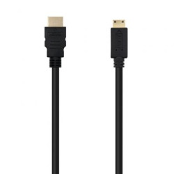 Cable HDMI Nanocable 10.15.0902- HDMI Macho - Mini HDMI Macho- 1.8m- Negro