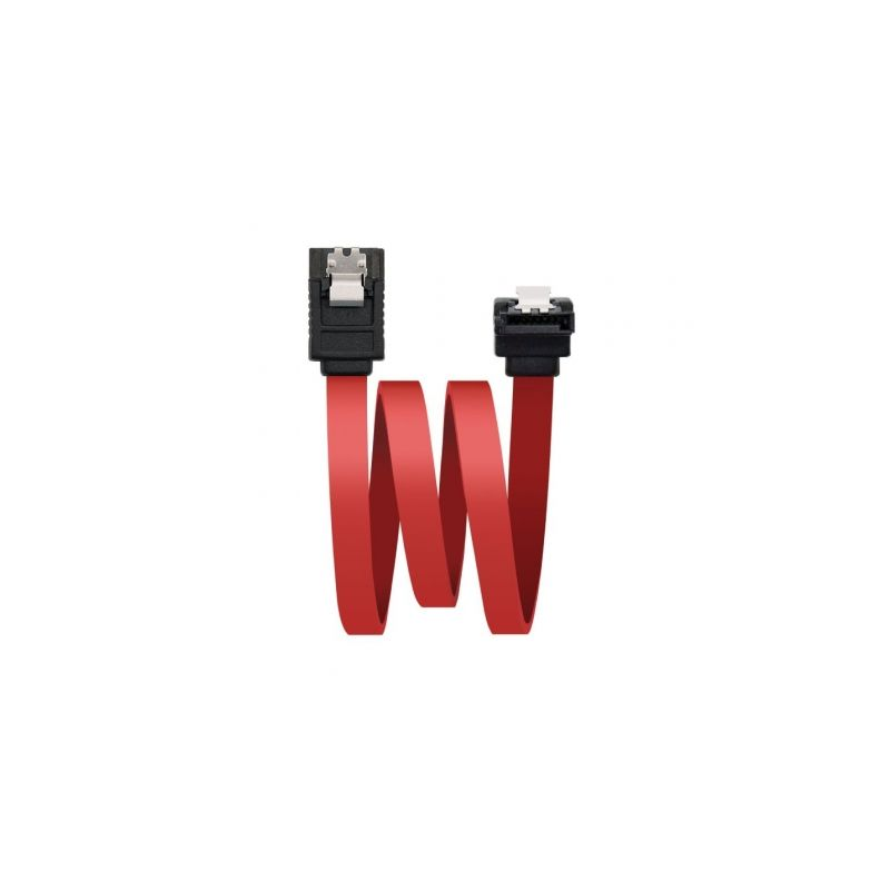 Cable SATA Nanocable 10.18.0301- SATA Hembra - SATA Hembra- 50cm- Rojo
