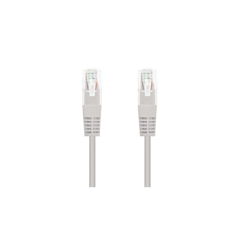 Cable de Red RJ45 UTP Nanocable 10.20.0103 Cat.5e- 3m- Gris