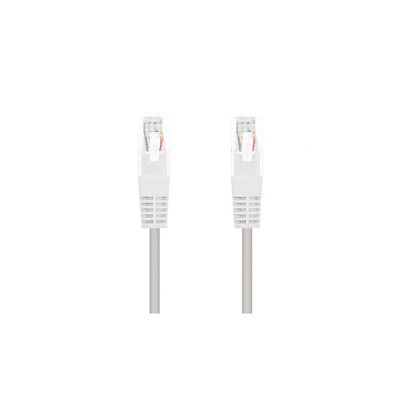 Cable de Red RJ45 UTP Nanocable 10.20.0110-W Cat.5- 10m- Blanco