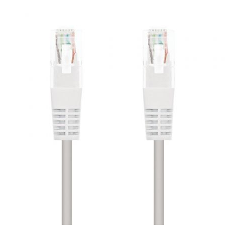 Cable de Red RJ45 UTP Nanocable 10.20.0110-W Cat.5- 10m- Blanco